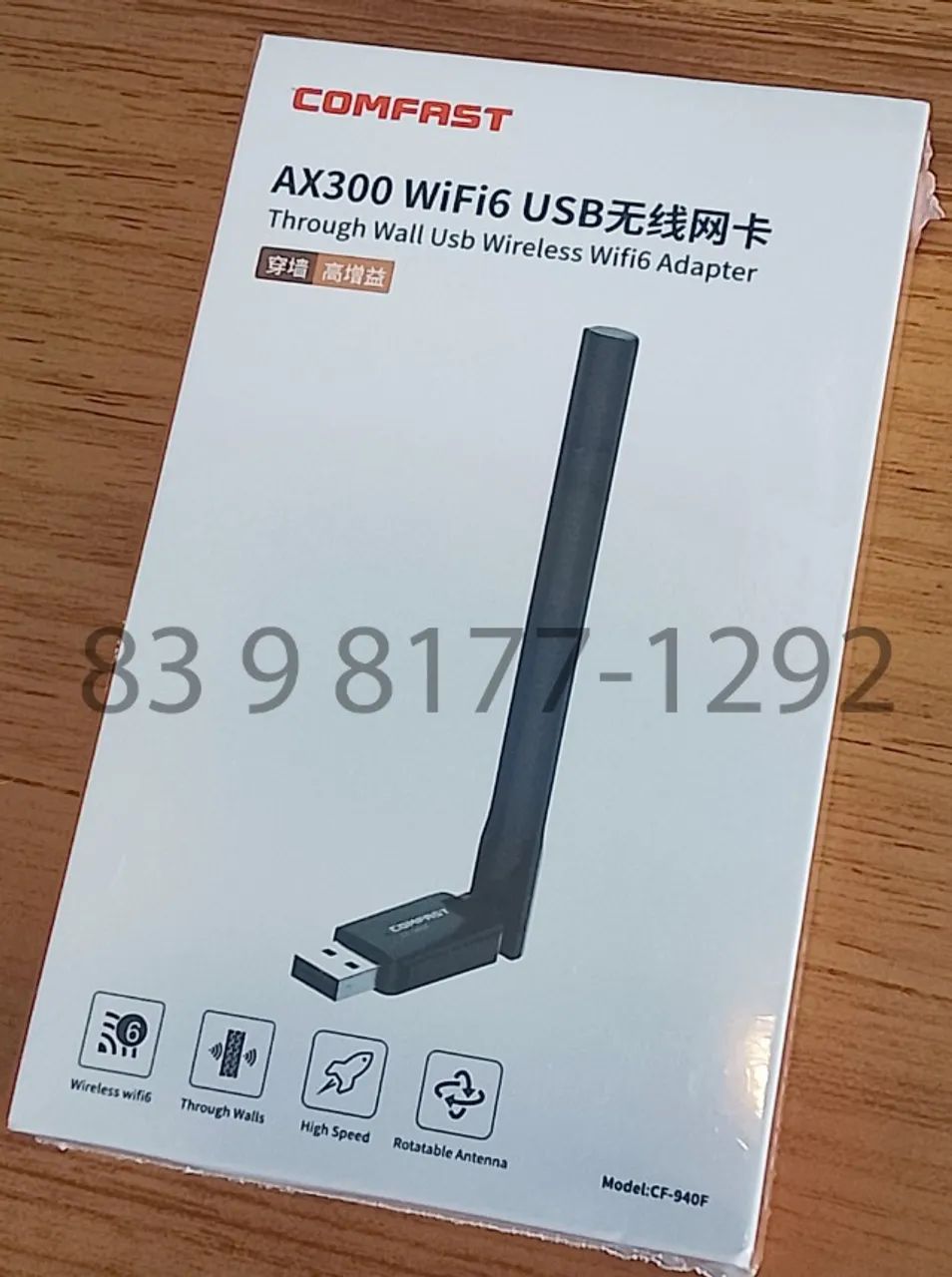 Adaptador Wifi Comfast AX300 USB