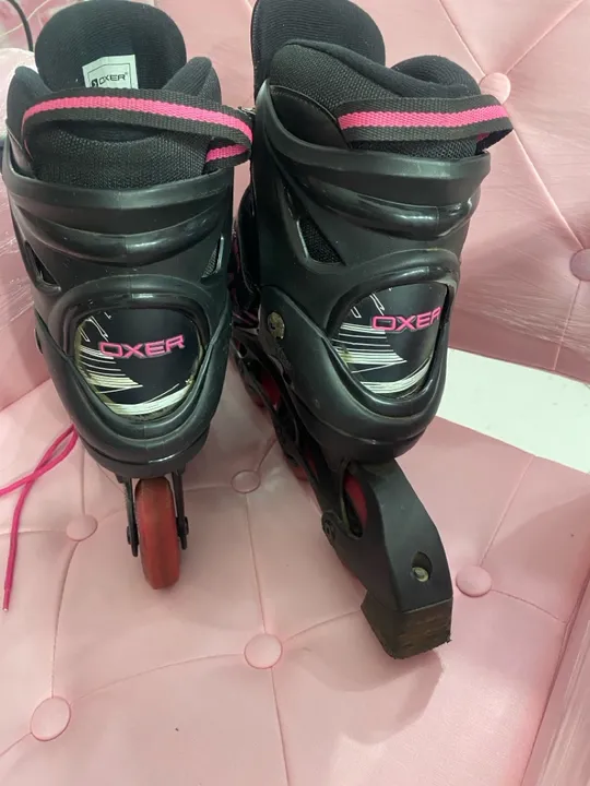 Patins Oxer preto com rosa - Tamanho 39 até 43