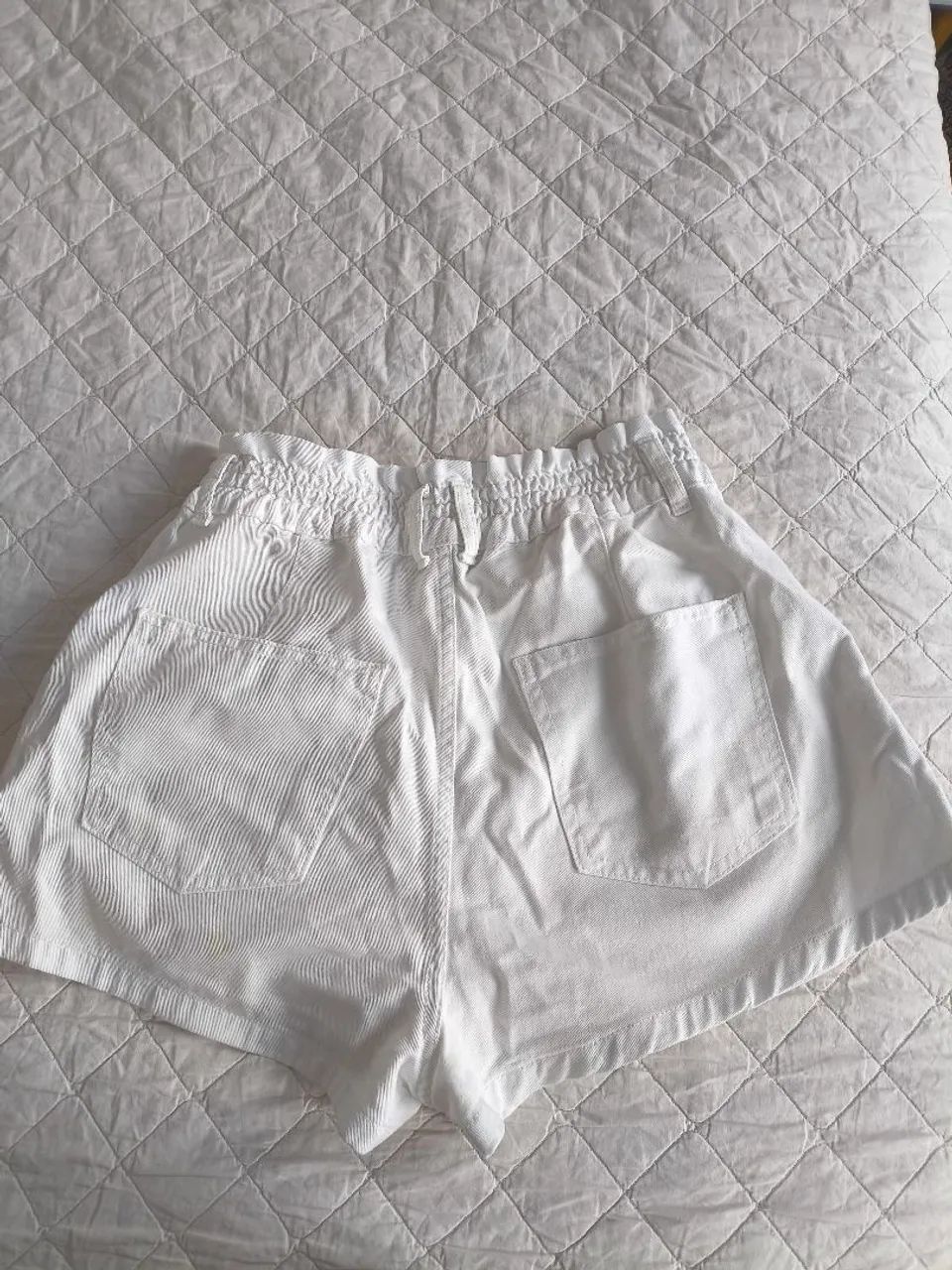 Short Branco Cintura Alta - Foto 2