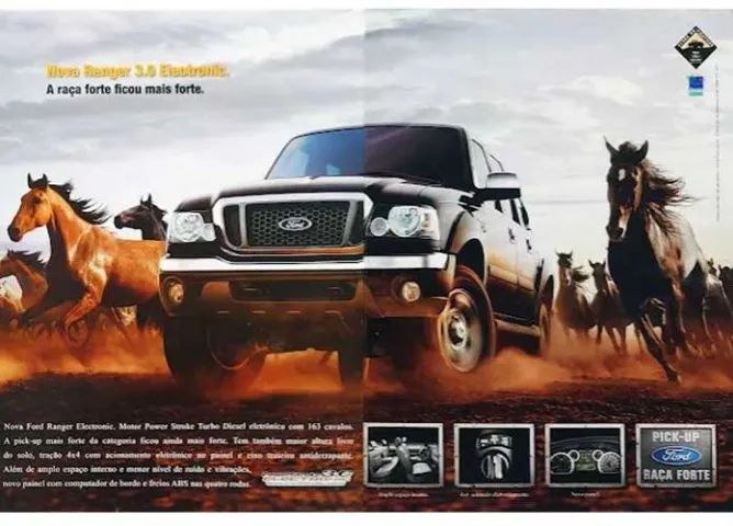 Propaganda original de revista Ford Ranger 2001, 2005 ou Sport 2008 - Foto 3