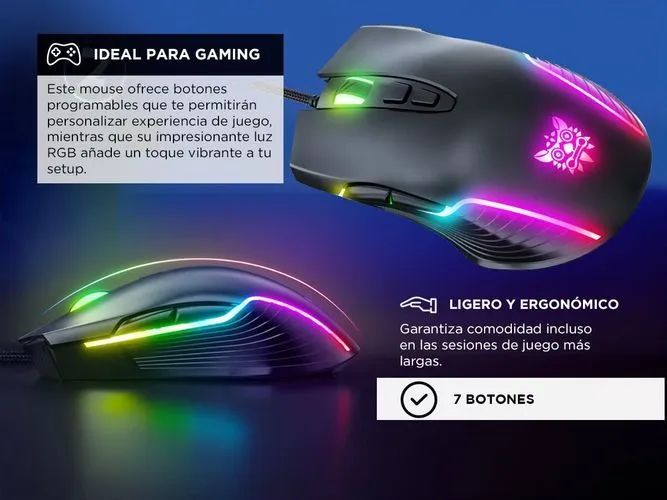 Mouse Gamer ONIKUMA RGB Iluminação Personalizada - Foto 6