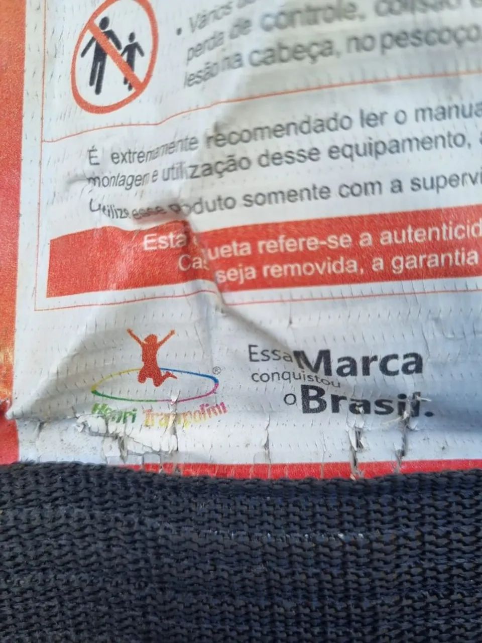 Trampolím infantil com rede de proteção - Foto 3