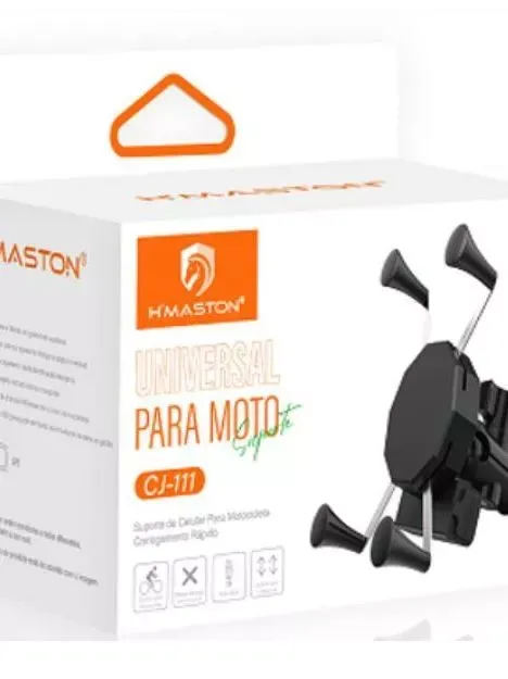Suporte Universal Celular Para Motos Mod: Spc-39 Agold Cor Preto.