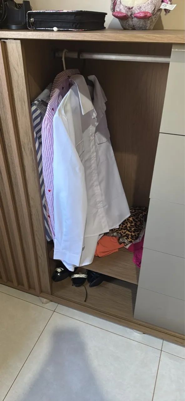 Cômoda grande com cabideiro  - Foto 3