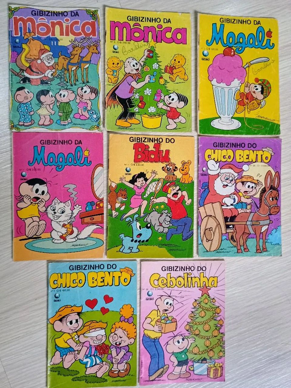 Lote com 26 Gibizinhos dos personagens da Turma da Mônica, - venda