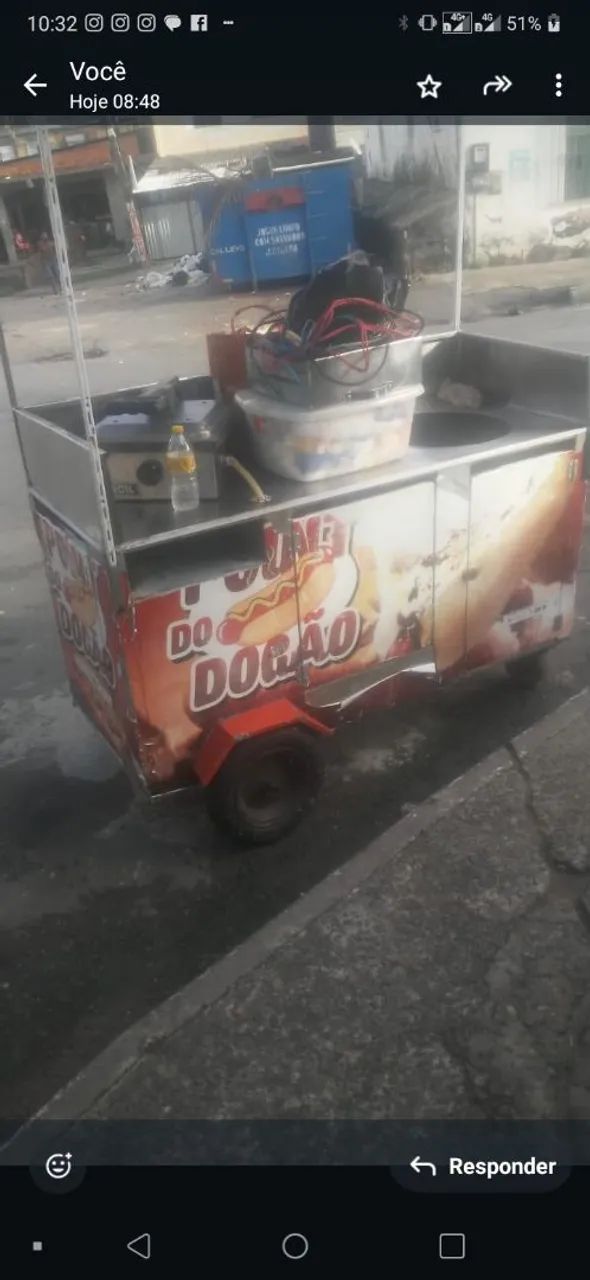 Carrinho de cachorro quente