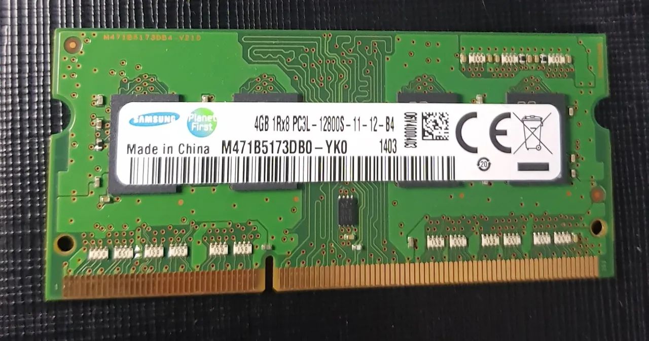 Memória RAM Sansung 4GB e 2GB DDR3