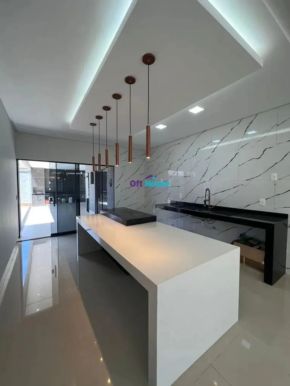 Belíssimo casa à venda 180 m2 com 3 quartos 1 suíte em Residencial Barravento - Goiânia -  - Foto 4