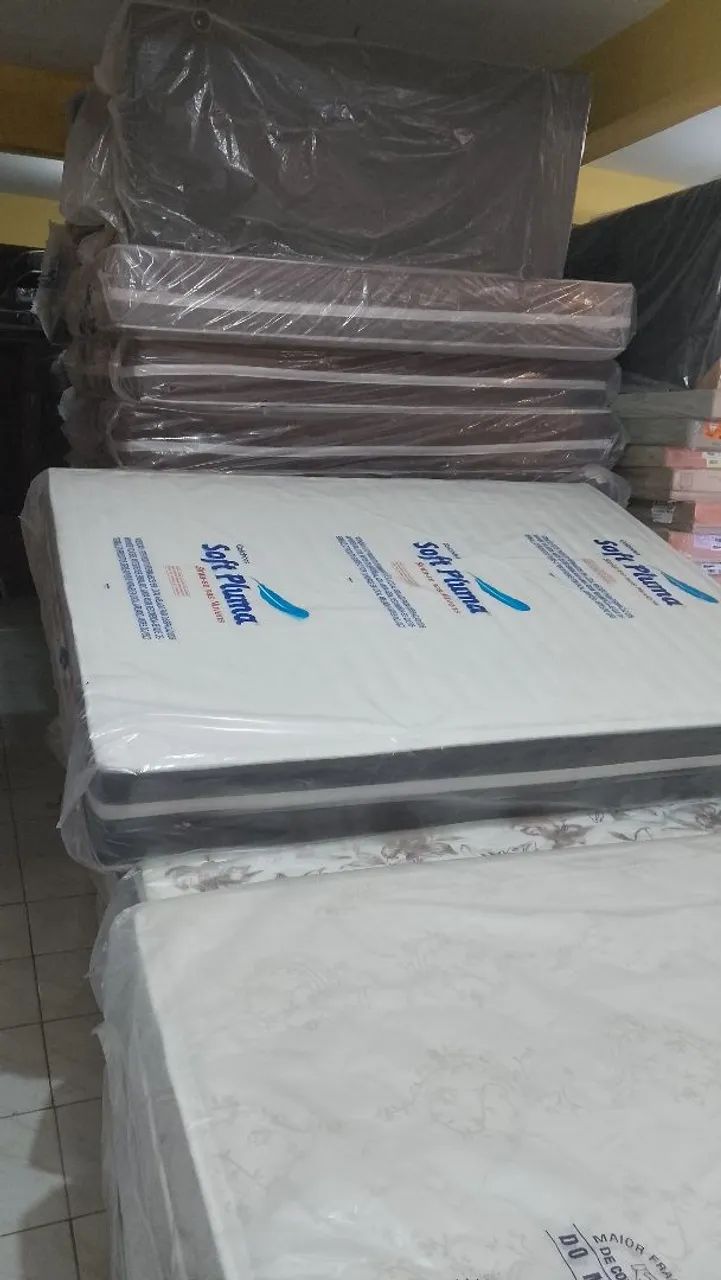 COLCHÃO CASAL MOLAS ENSACADAS  - Foto 3