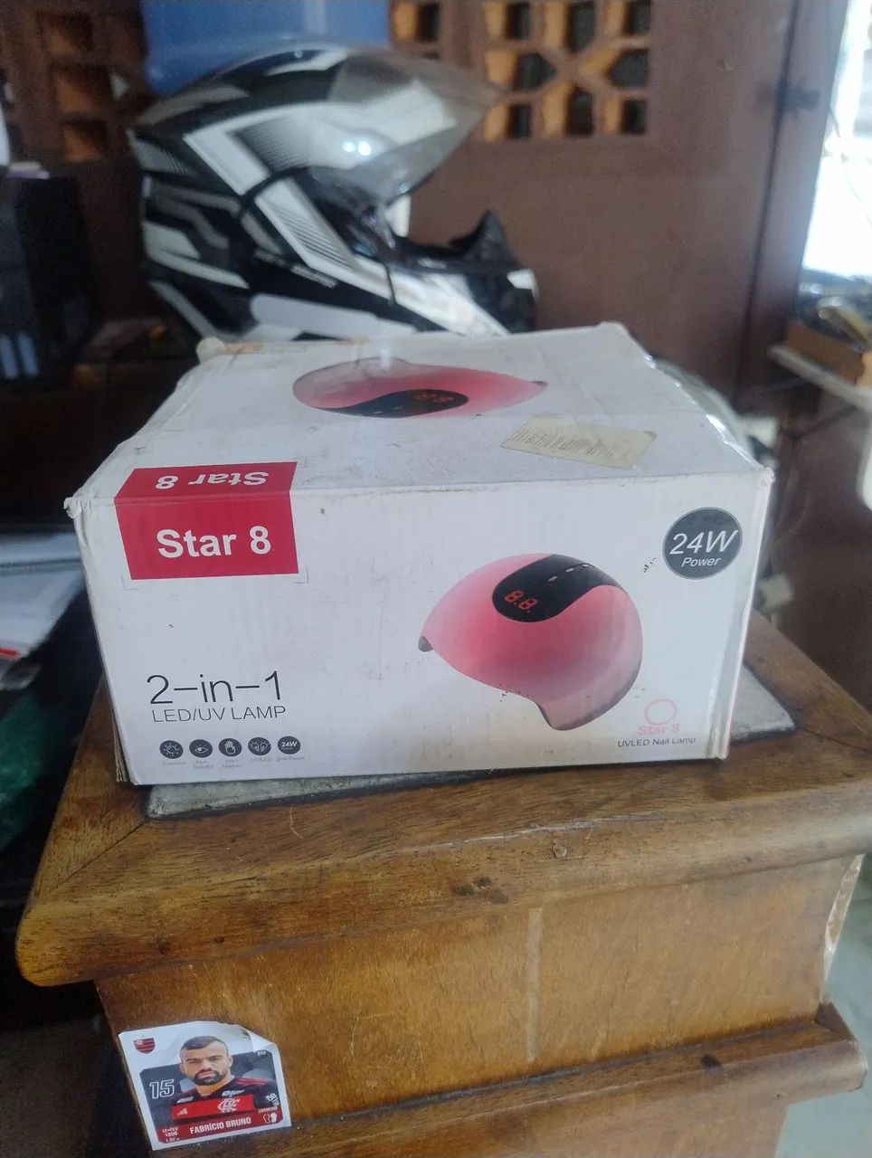 Estufa Lâmpada LED/UV Star 8 - 2 em 1 novo