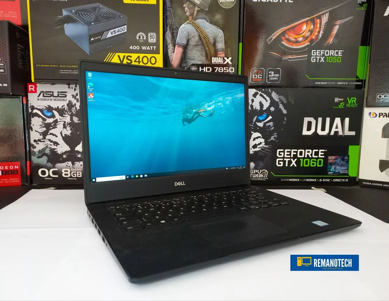 Lote de Notebook Dell Latitude 3400 i5 de 8th geração + 8gb de ram + ssd 256gb - Barato! - Foto 2