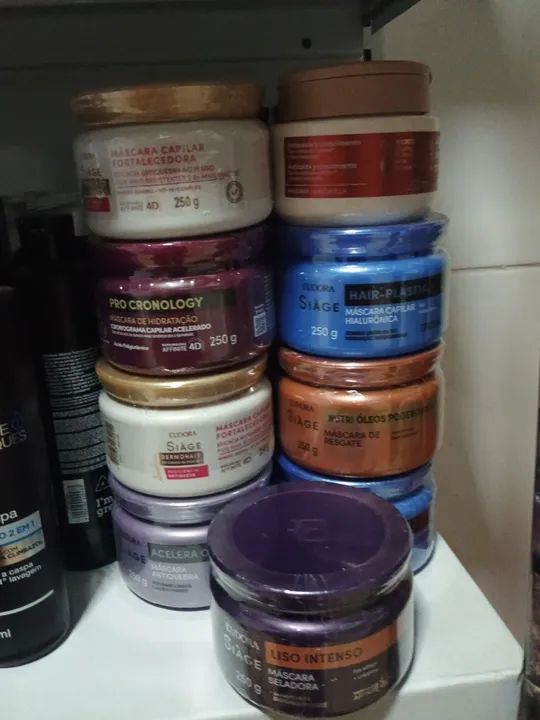 Kit de Máscaras Capilares - Diversos Tipos e Marcas