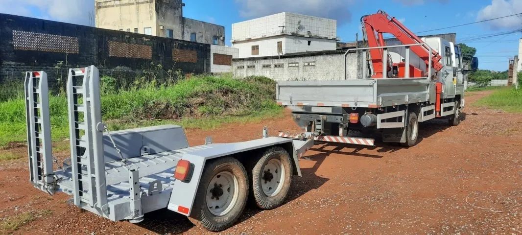 Carretinha reboque - Empilhadeira e mini maquinas - Foto 3