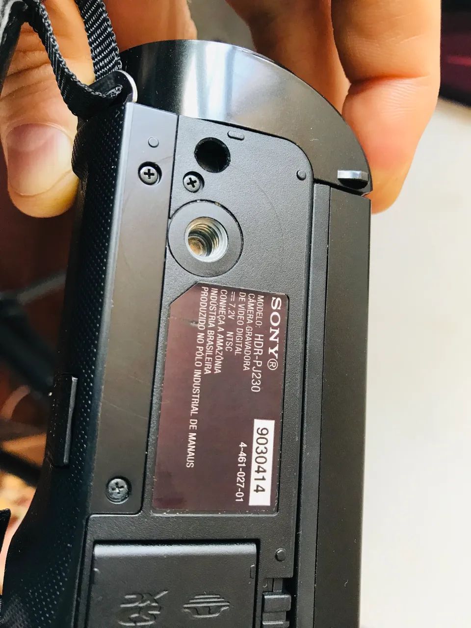 Filmadora Sony com Projetor 100 pol integrado - raridade! - Foto 3