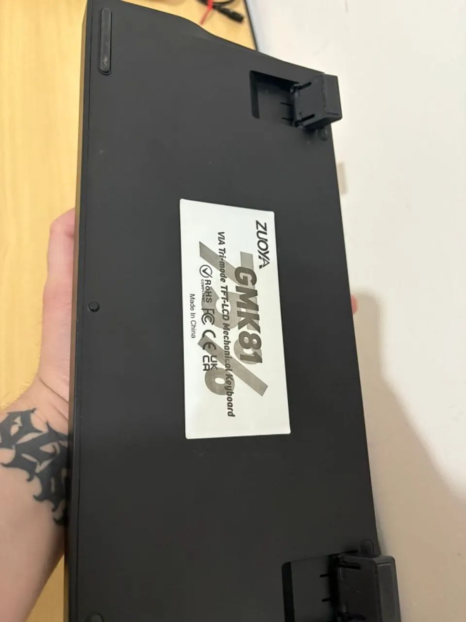 Teclado com Tela Gamer Mecânico Custom GMK 81 - Foto 3