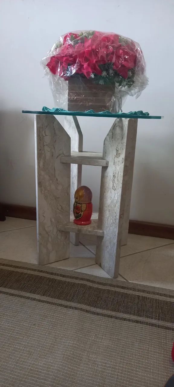 Mesa de canto em mármore  - Foto 3