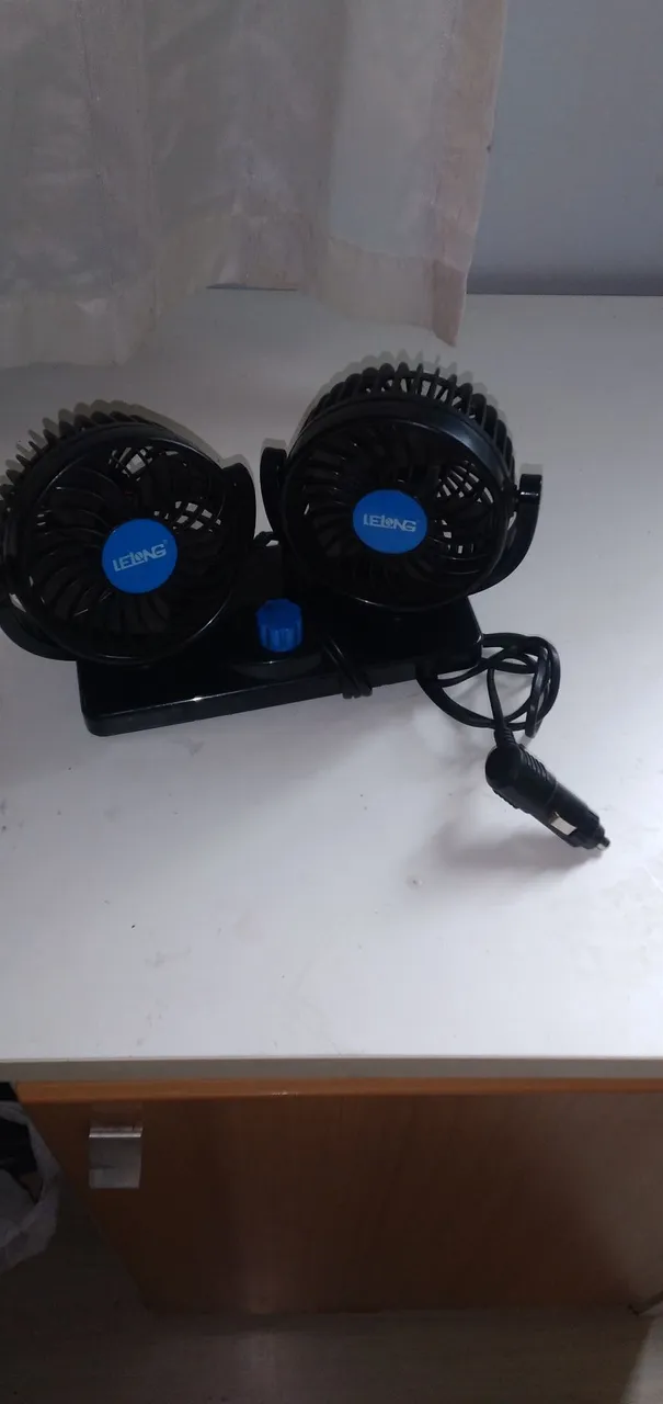 Ventilador Duplo para Carro LEBING