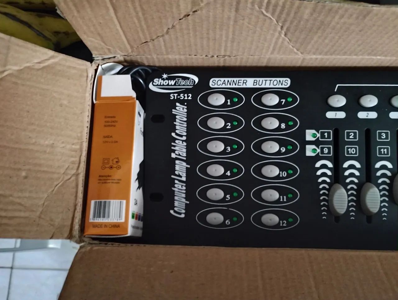 Mesa de Som DMX512 12 Canais Iluminação DJ - Foto 3