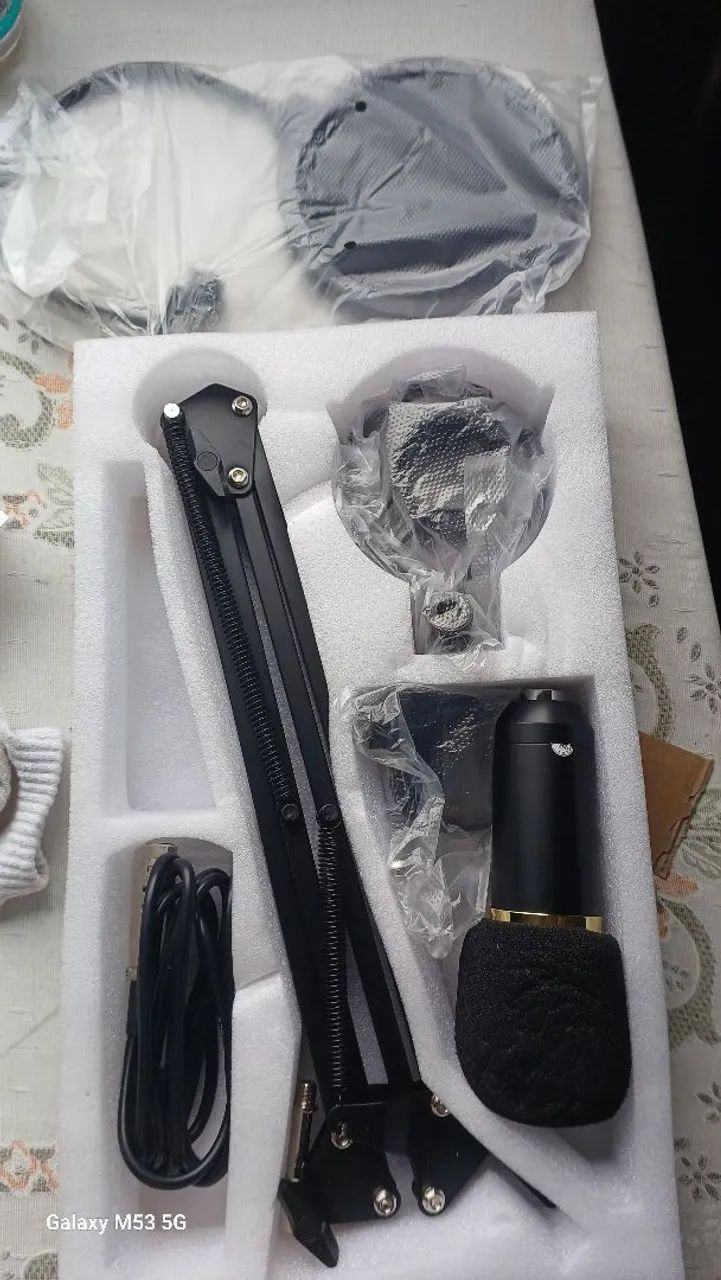 Kit microfone condensador  - Foto 4