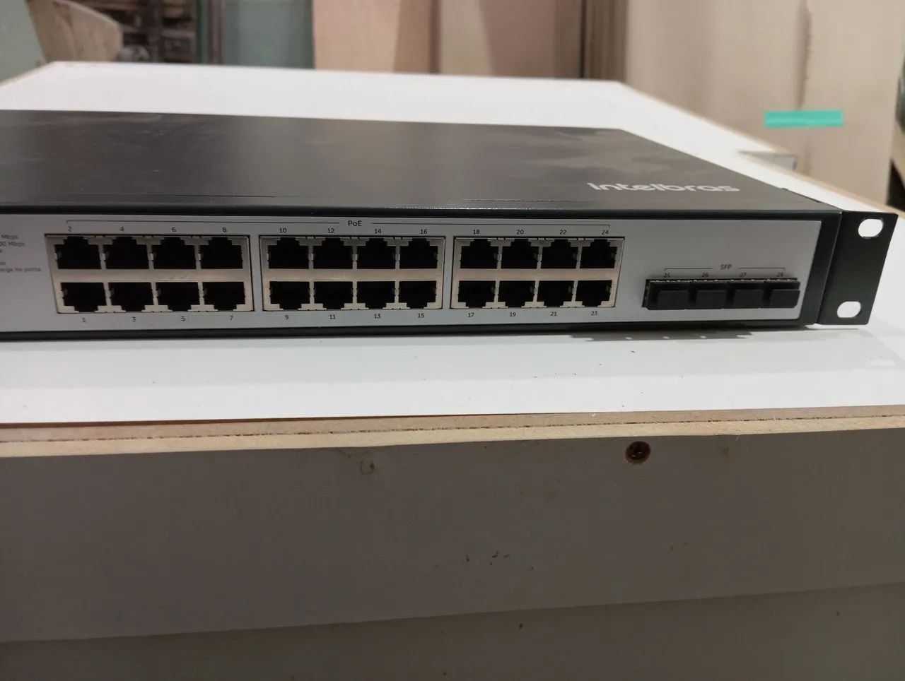 Switch de Rede Intelbras 24 portas 5G 2404 L2 - Foto 3