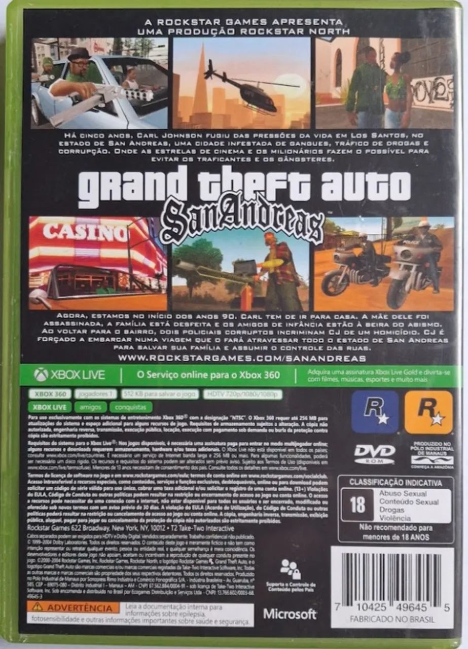 Gta San Andreas - Xbox 360 - Foto 2