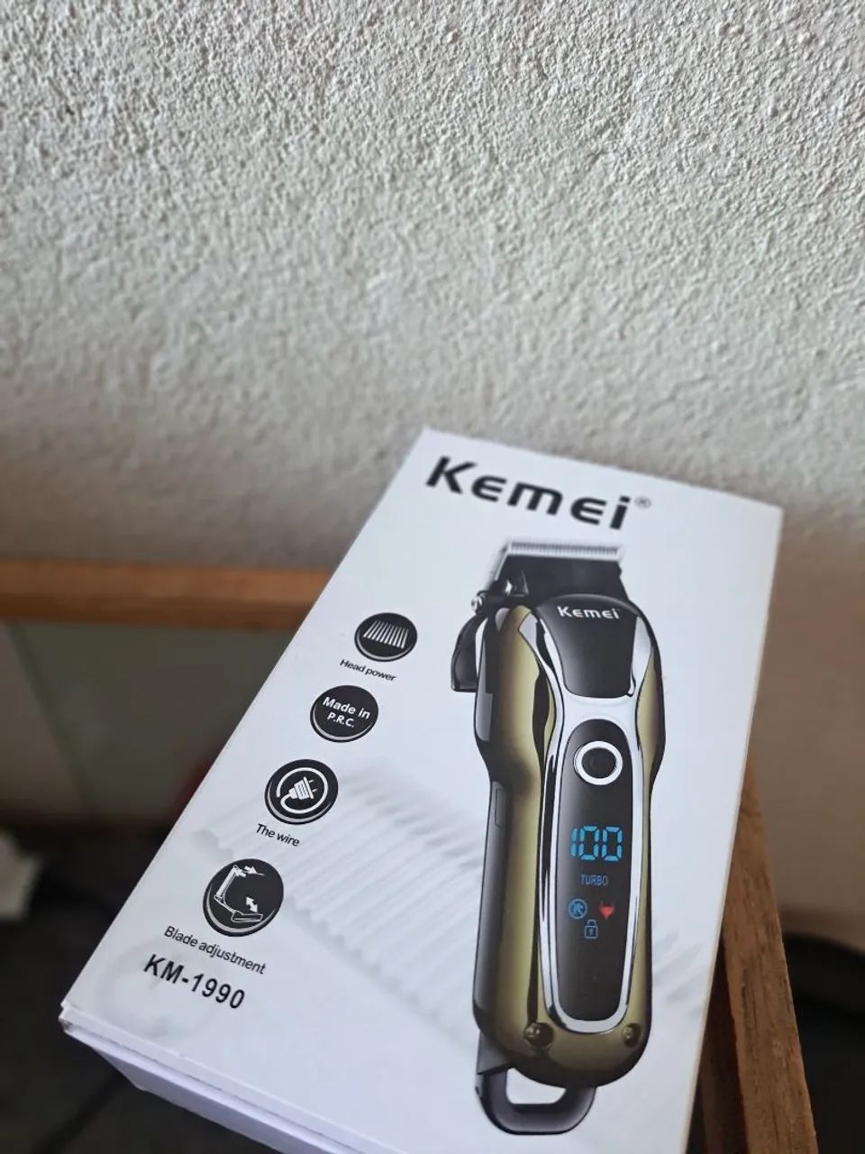 Máquina de cortar cabelo Kemei profissional - Foto 3