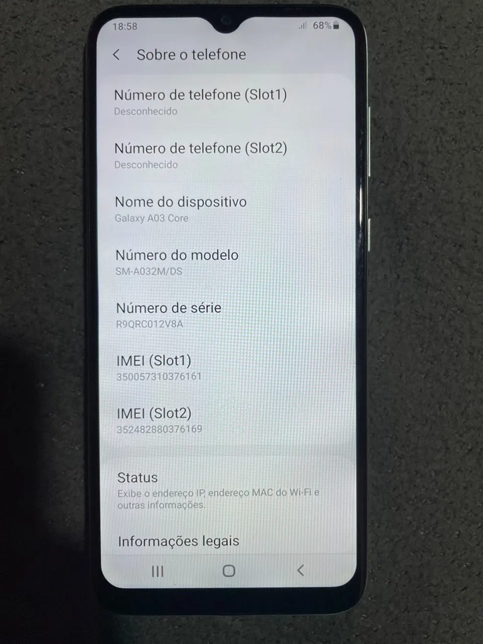 Samsung Galaxy A03 Core - Bom Estado - R$ 300