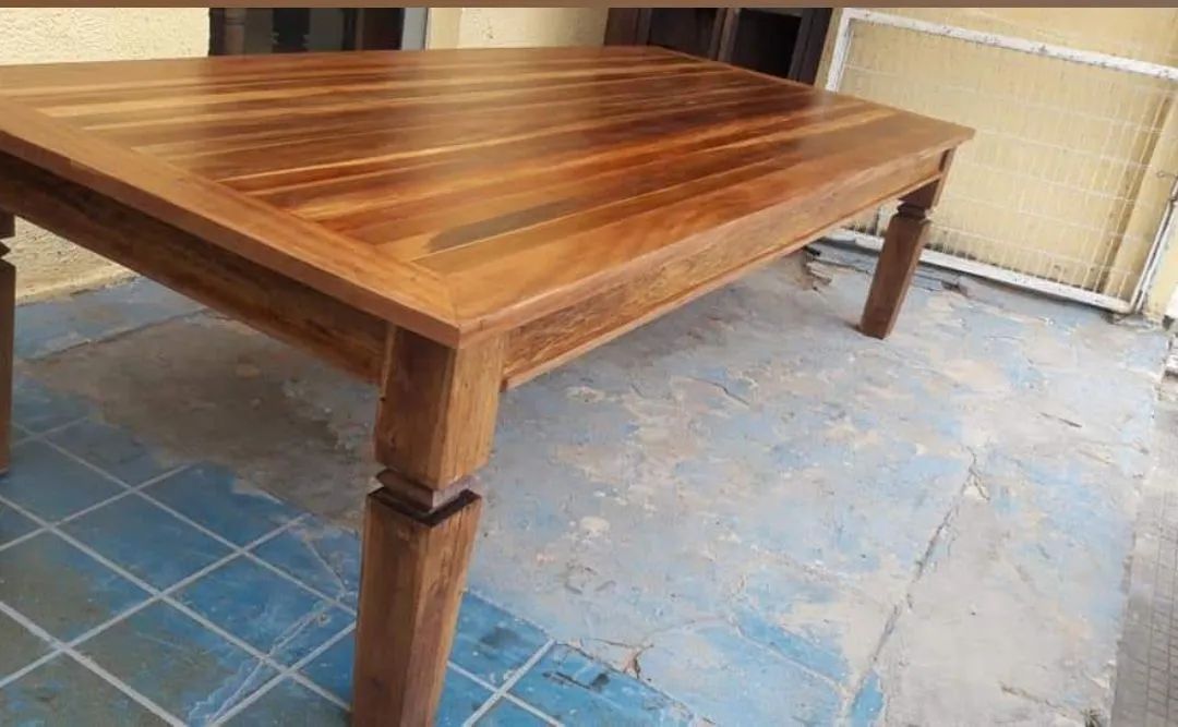Mesa em madeira de lei maciça e Nobre  - Foto 3