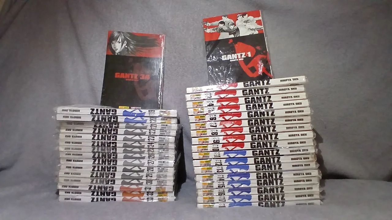 Coleção Gantz volumes 1 ao 34 *ACEITA TROCA*