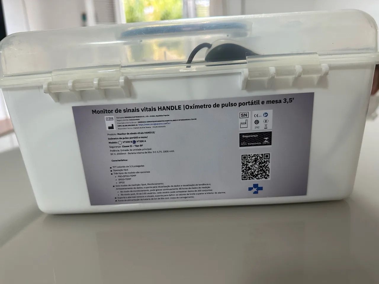 Monitor Multiparamétrico HANDLE 3,5? ? Usado Apenas 2 Vezes - Foto 4