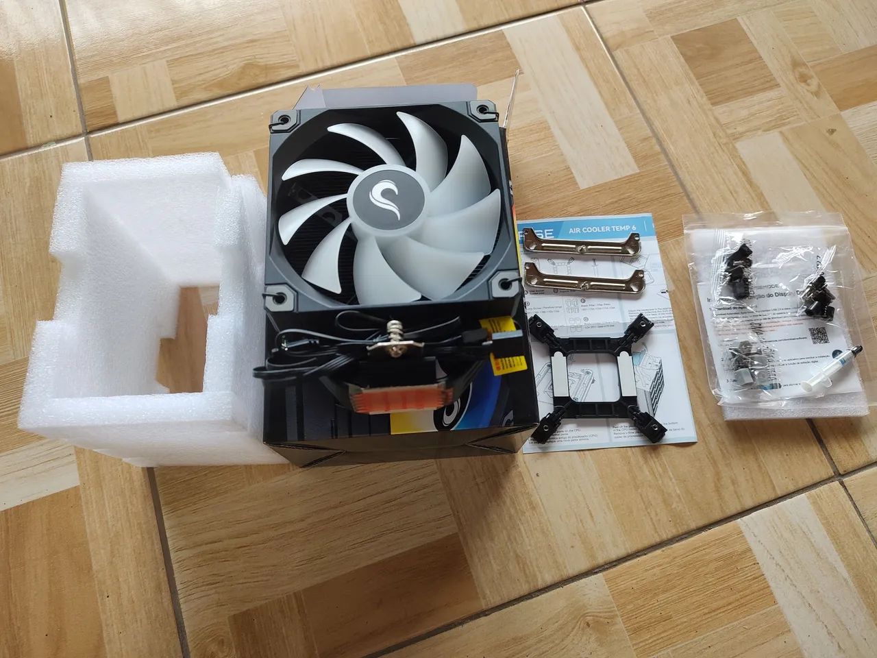 Air Cooler Gamer Rise Mode Temp 6 Black argb  - Foto 4