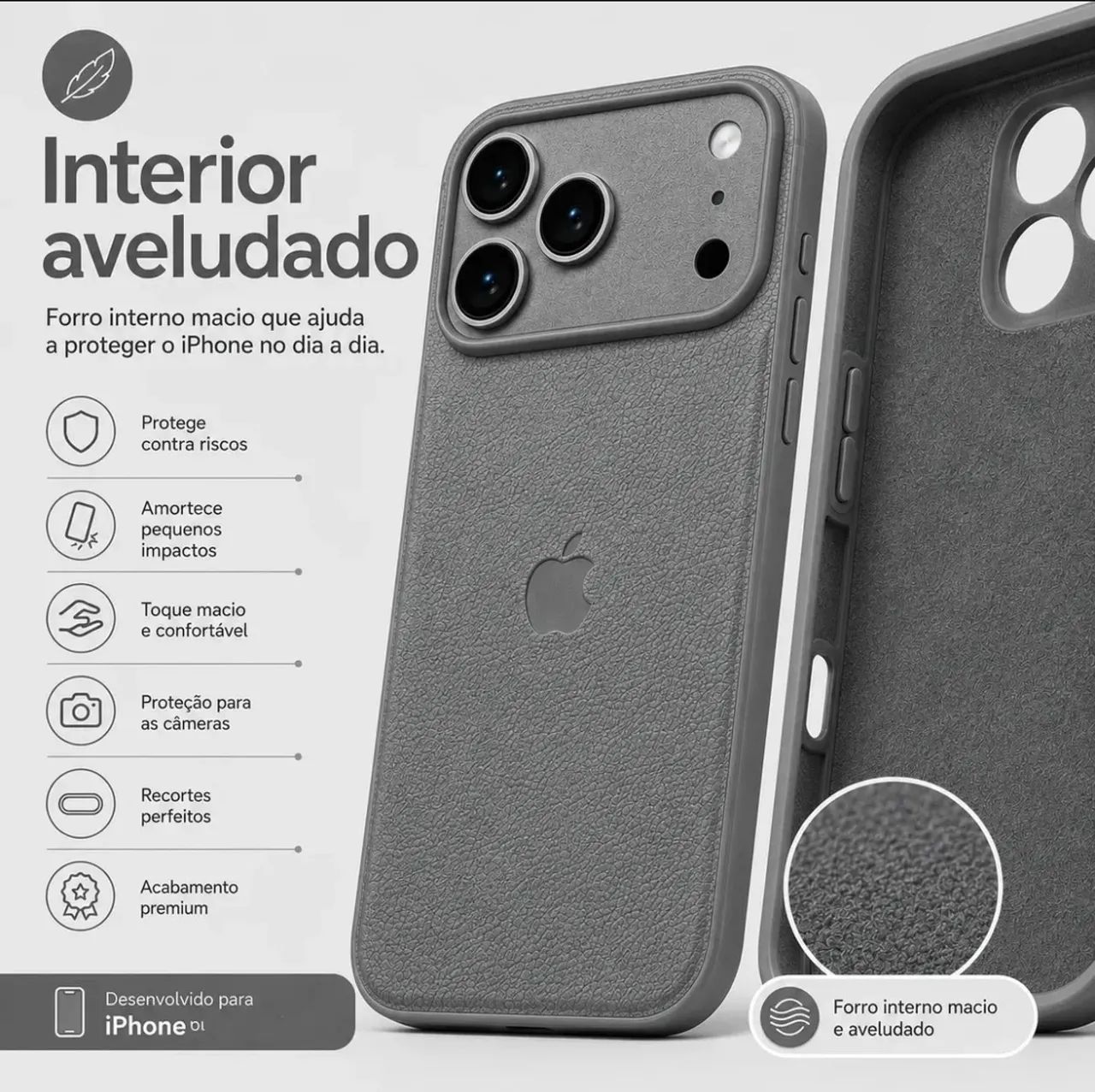Capa Premium para iPhone 17 Pro  - Foto 2