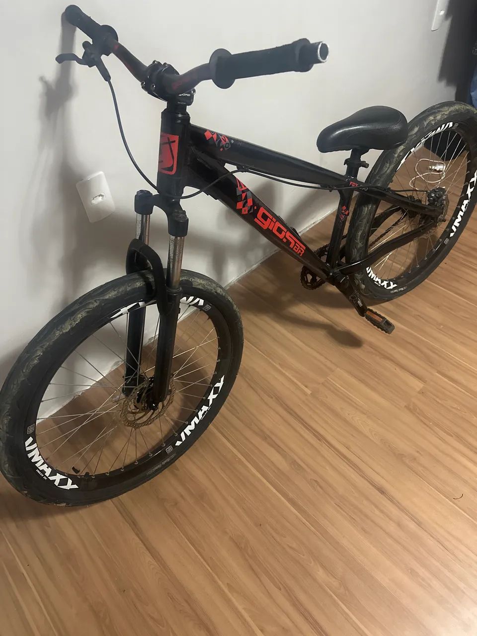 gios aro 26 preto/laranja - Foto 2
