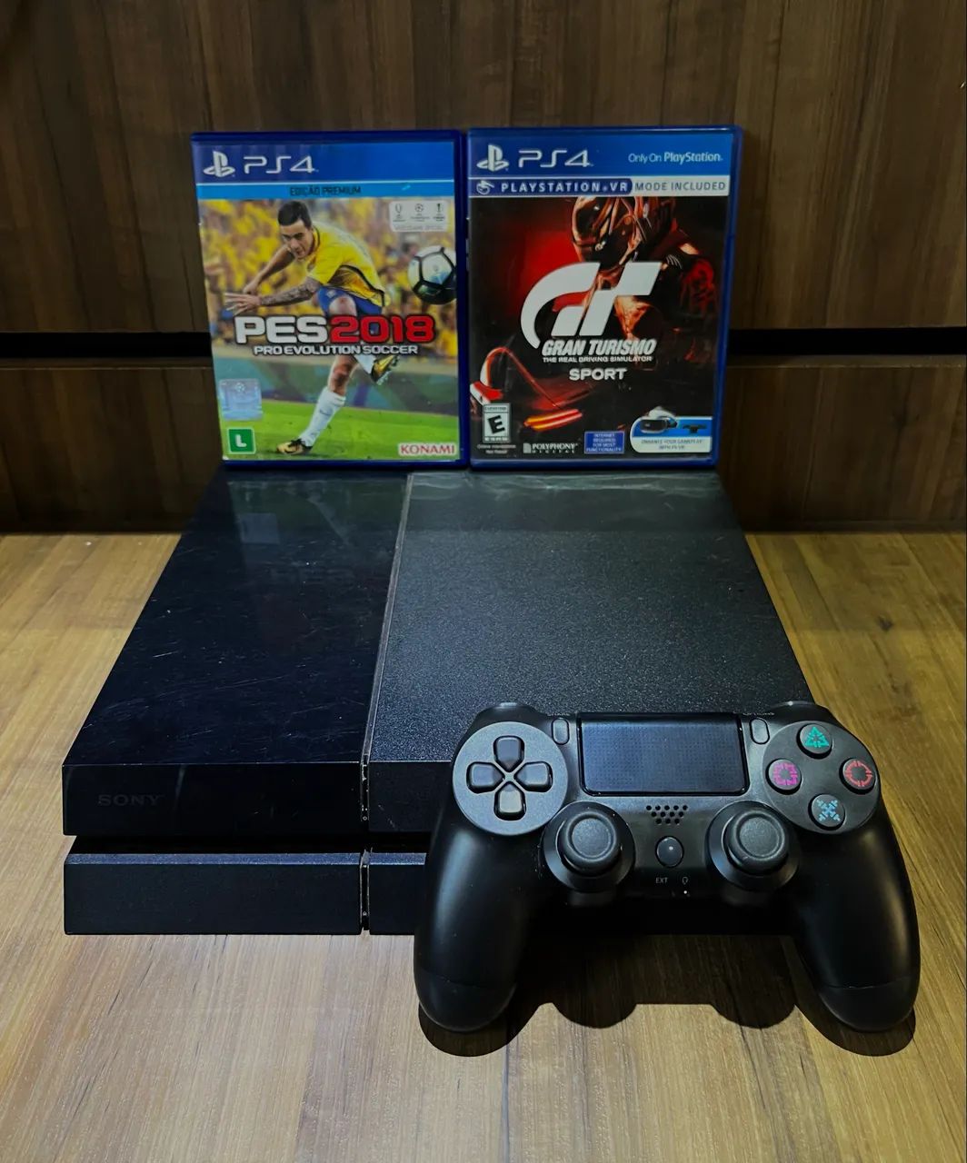 PS4 Fat + Jogos - Foto 2