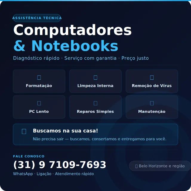 ? Assistência Técnica ? Computadores & Notebooks