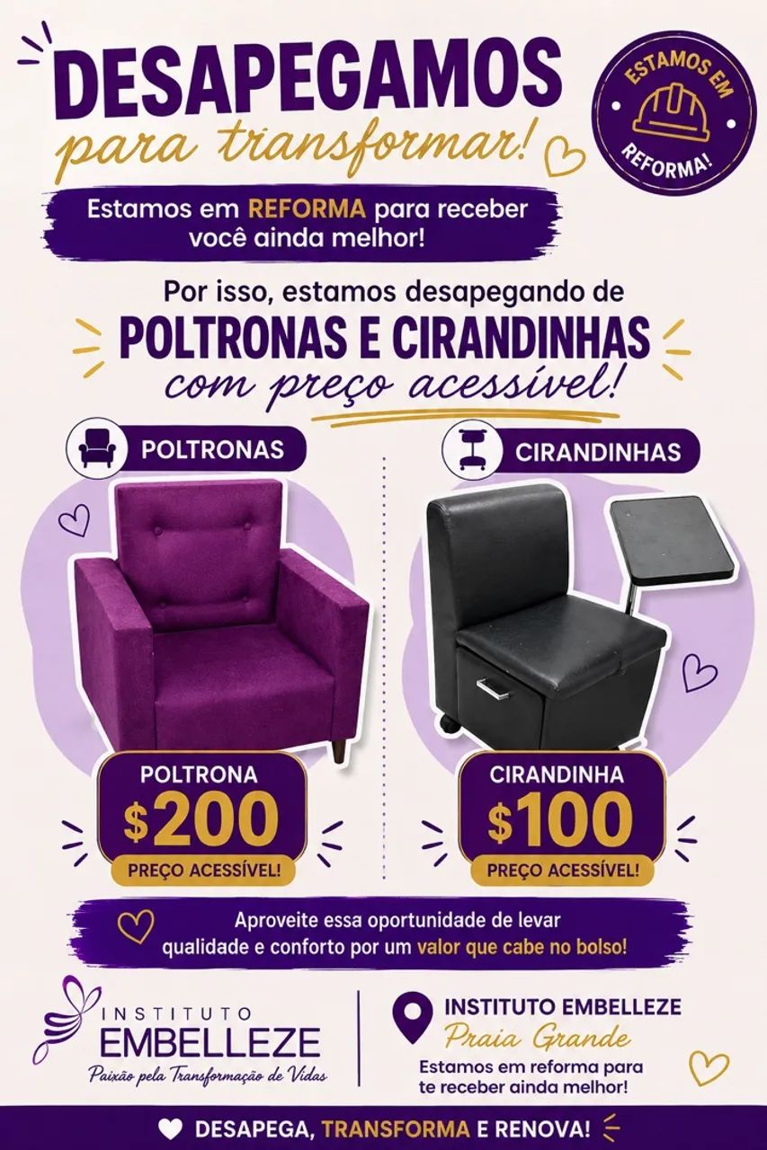 Poltrona e cirandinha 