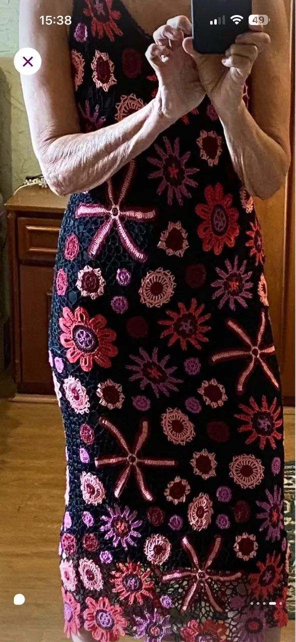 Vestido Crochê feito a mão  - Foto 2