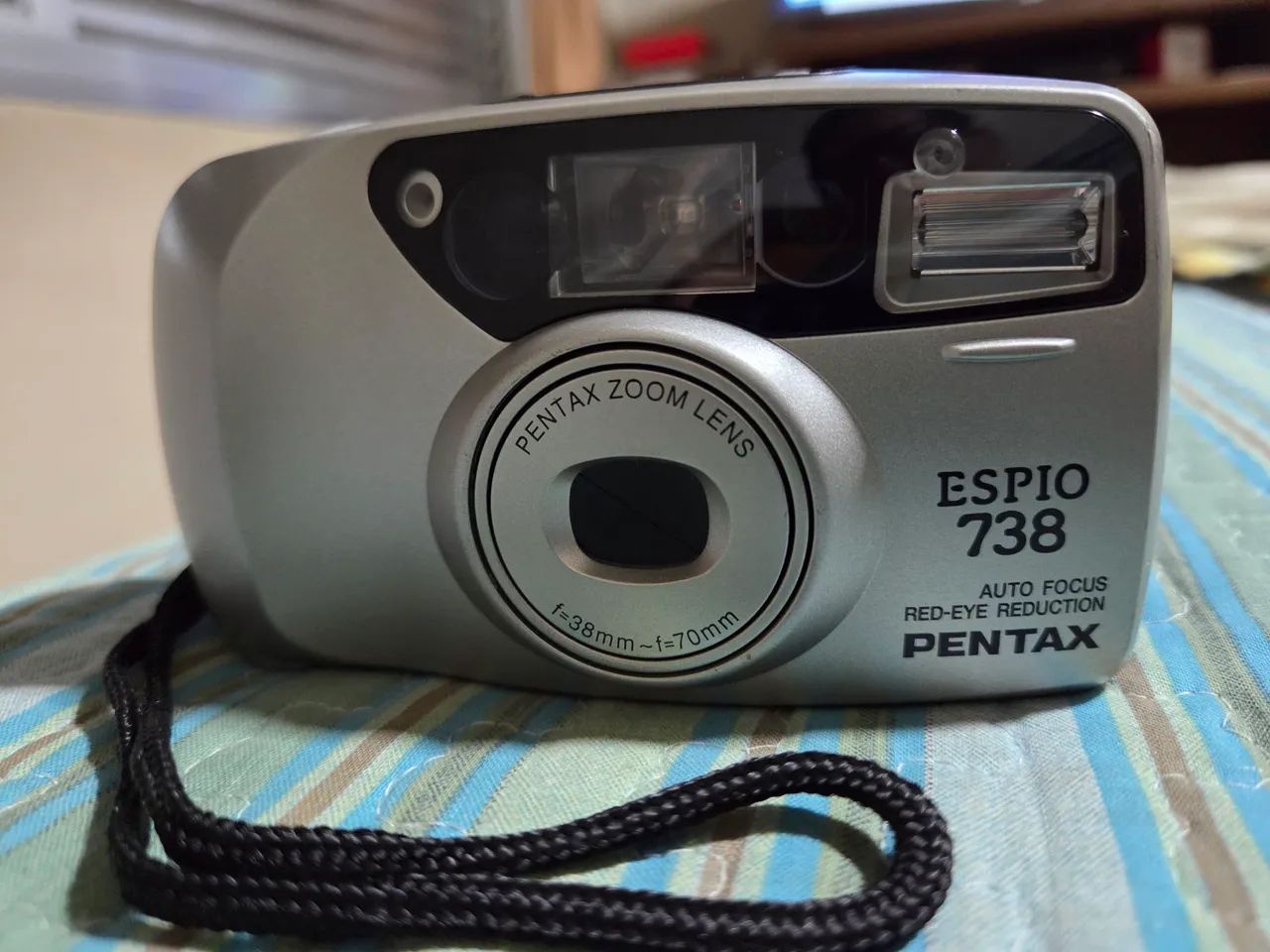 CÂMERA FOTOGRÁFICA PENTAX , ESPIO 738 , BATERIA NOVA , SUPER NOVA