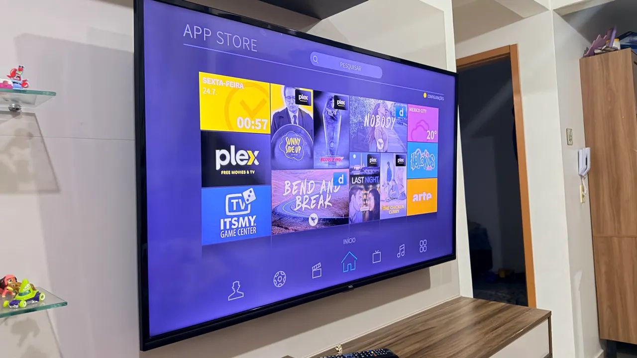 Tv smart 55 polegadas 4k - Foto 3