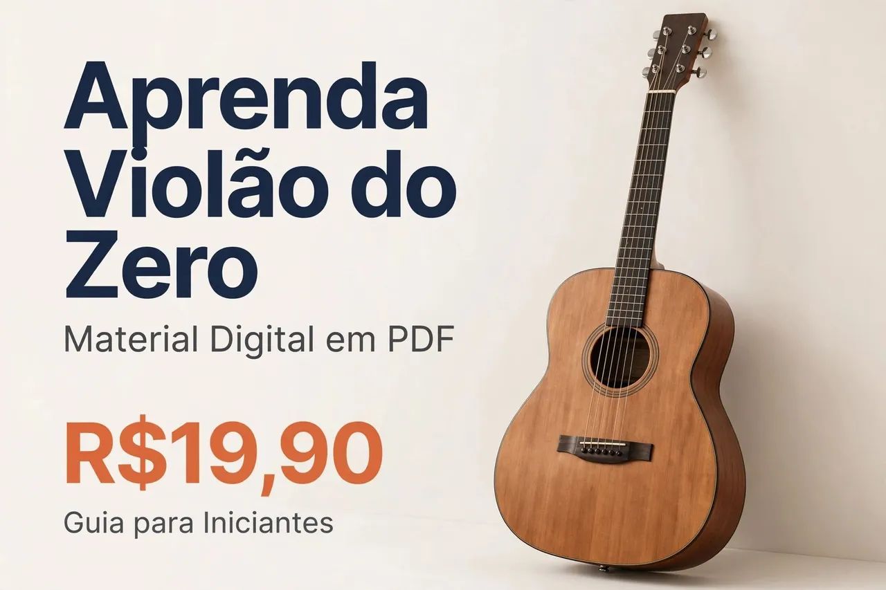 Curso de violão para iniciantes - Material completo em pdf