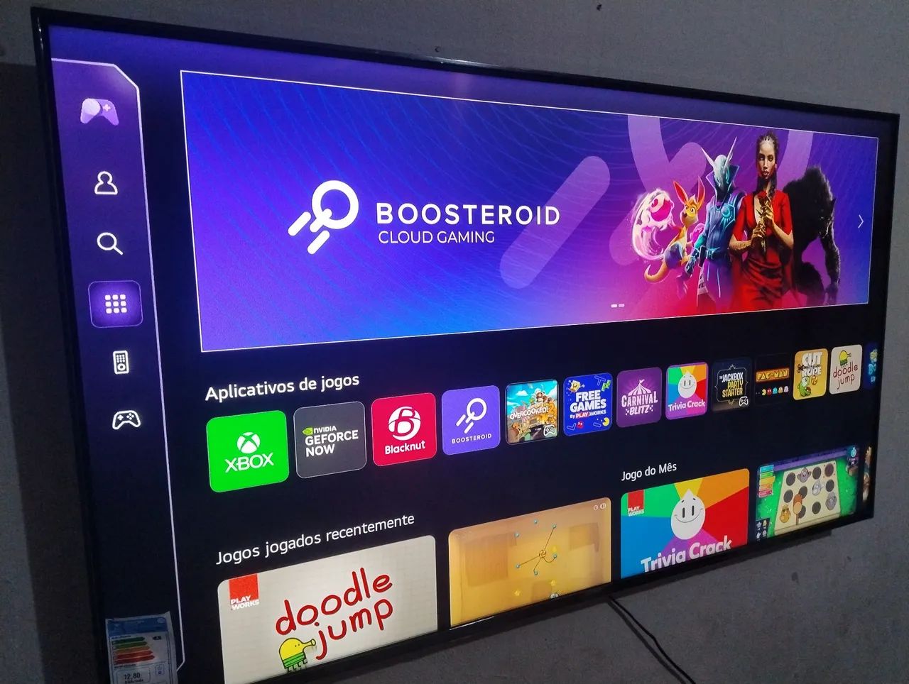 Smart tv 55 polegadas 02 meses novinha ( Entrega)