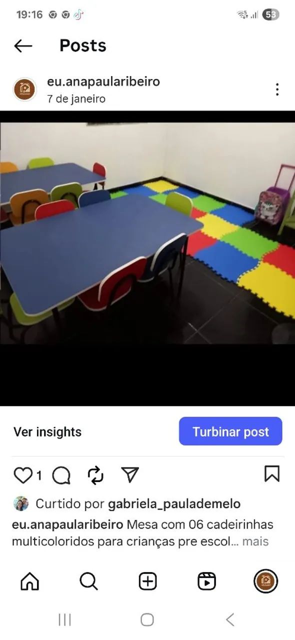 Mesa 06 cad.Escolar infantil  - Foto 2