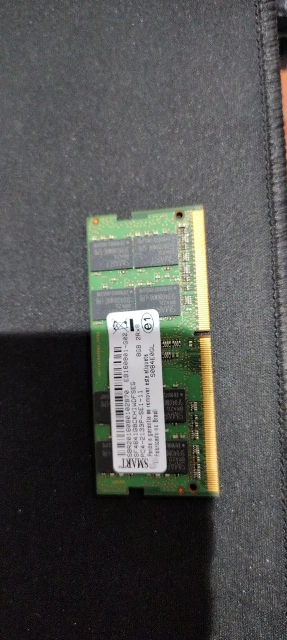 Memória RAM Notebook 8GB DDR4 2133MHz SMART