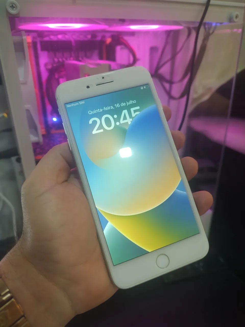iPhone 8 plus 64gb sem marca de uso  - Foto 2