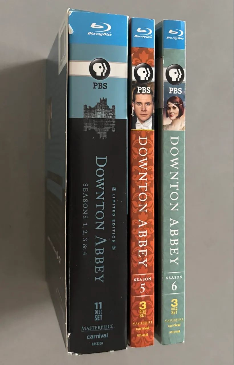 Set completo da série Downtown Abbey