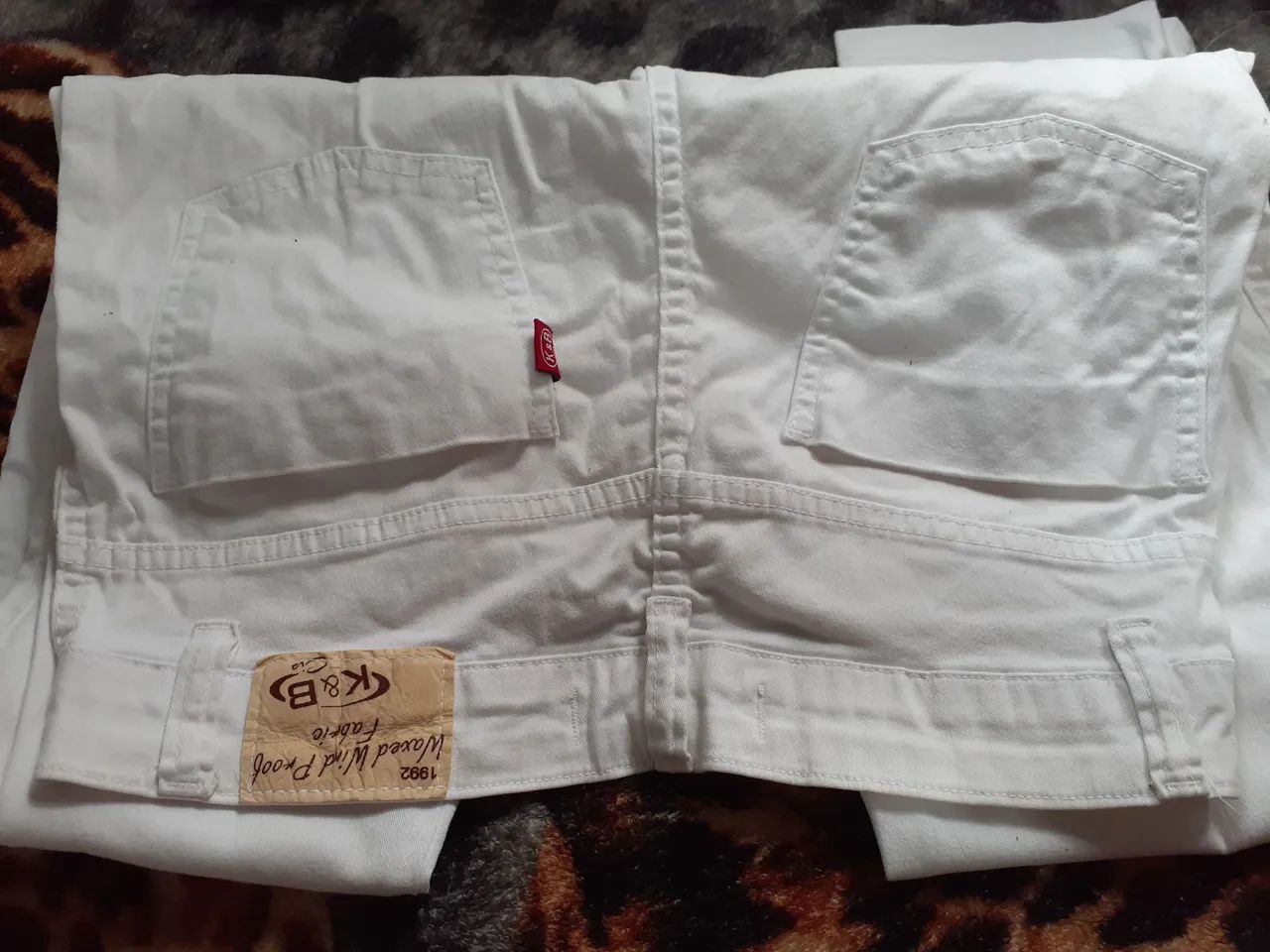 Calça branca 42 - Foto 2