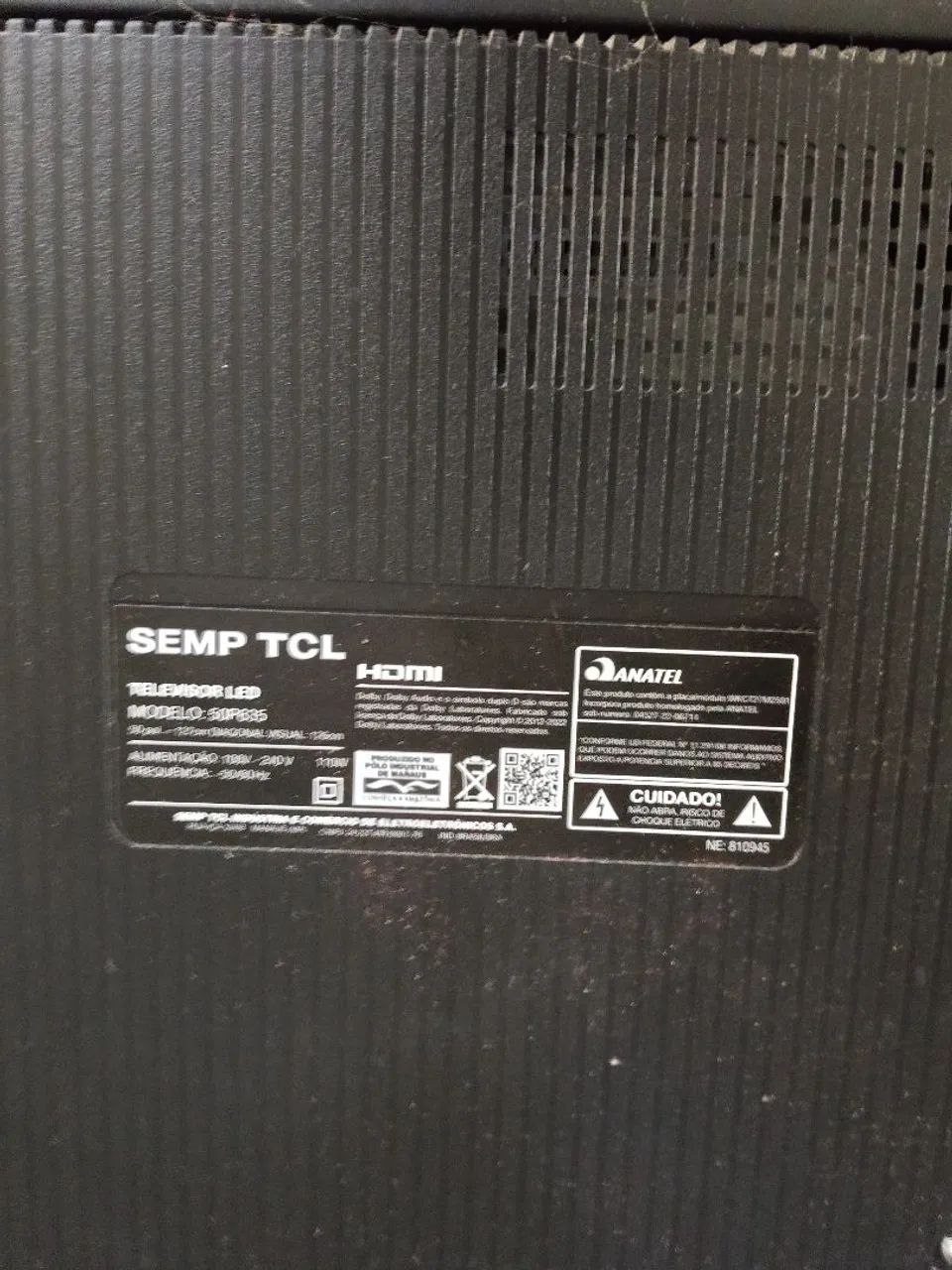 Tv Semp TCL 50 polegadas com avaria  - Foto 3
