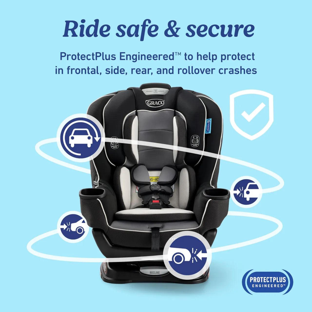 Cadeira Infantil para Carro Graco Extend2Fit ? 2 em 1 com Sistema LATCH - Foto 2