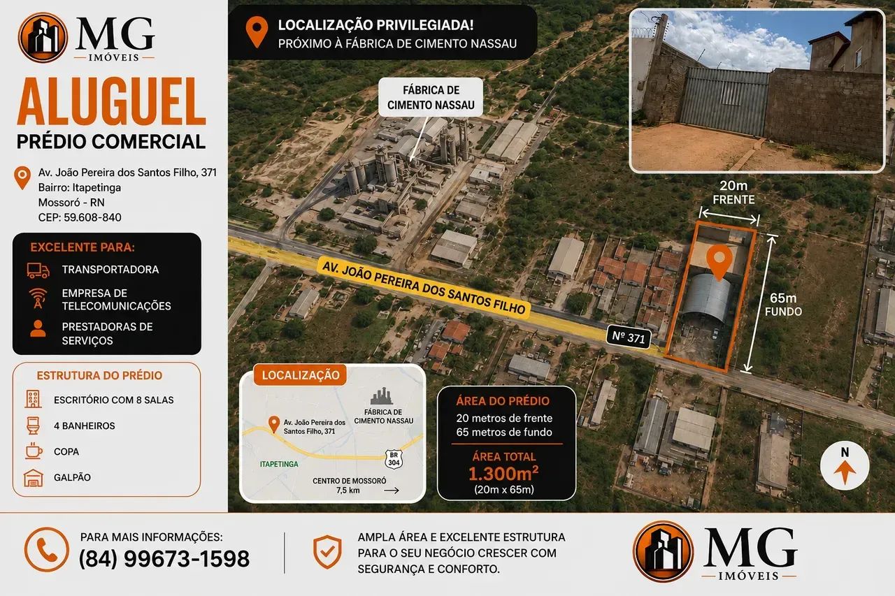 Imóvel para aluguel com 10 metros quadrados em Itapetinga - Mossoró - RN