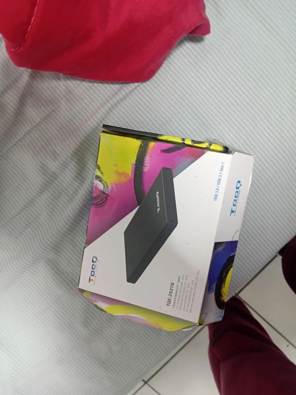 Case para hd com cabo USB  - Foto 2